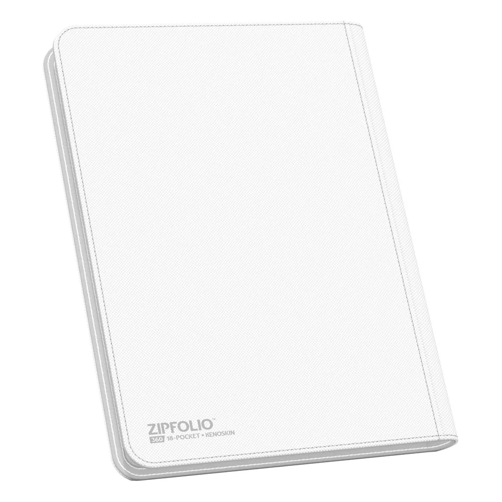 Ultimate Guard Zipfolio (360 double-sleeved cards) 18-Pocket 70 x 94 mm Xenoskin - White
